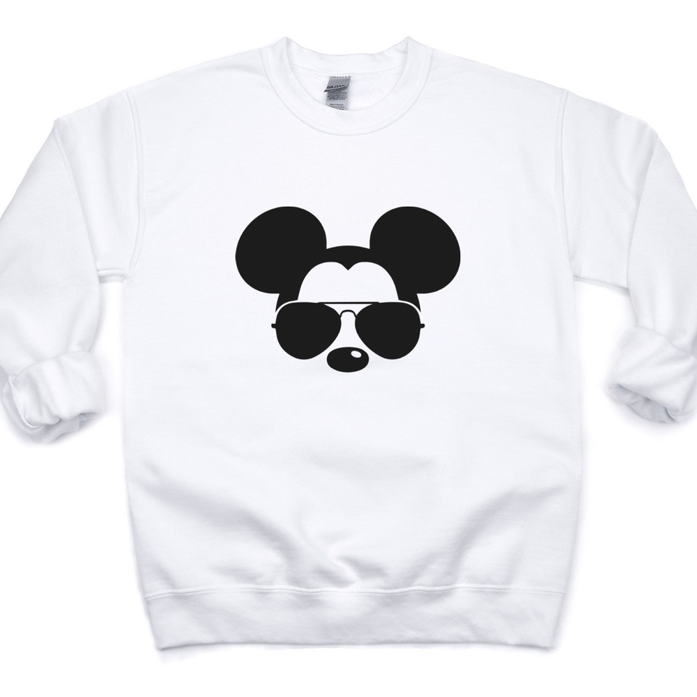 Mickey Mouse Sunglasses Custom Made Sweater